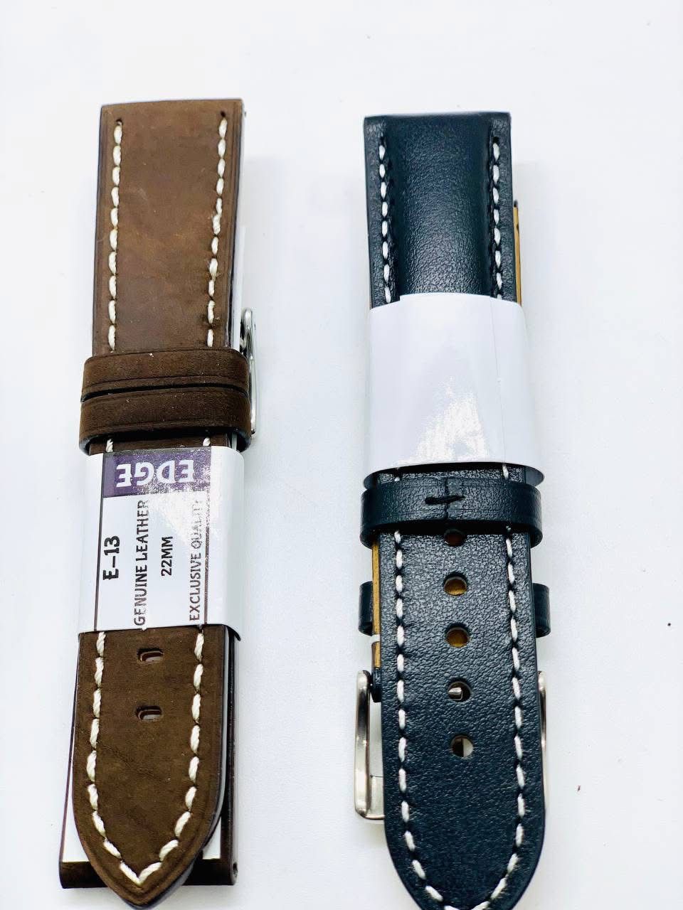 Edge E-9 Genuine Pure Leather Straps