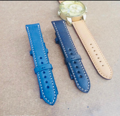Hand Stitched  Pure Leather Straps