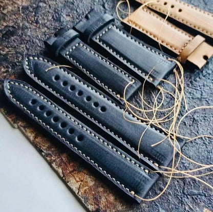 Hand Stitched  Pure Leather Straps