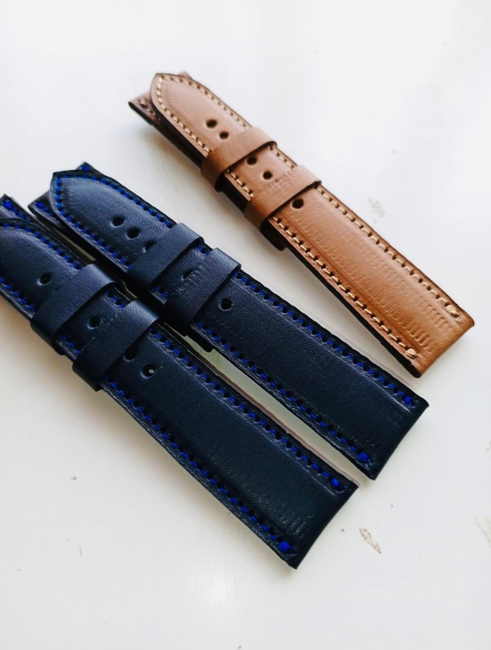 Hand Stitched  Pure Leather Straps