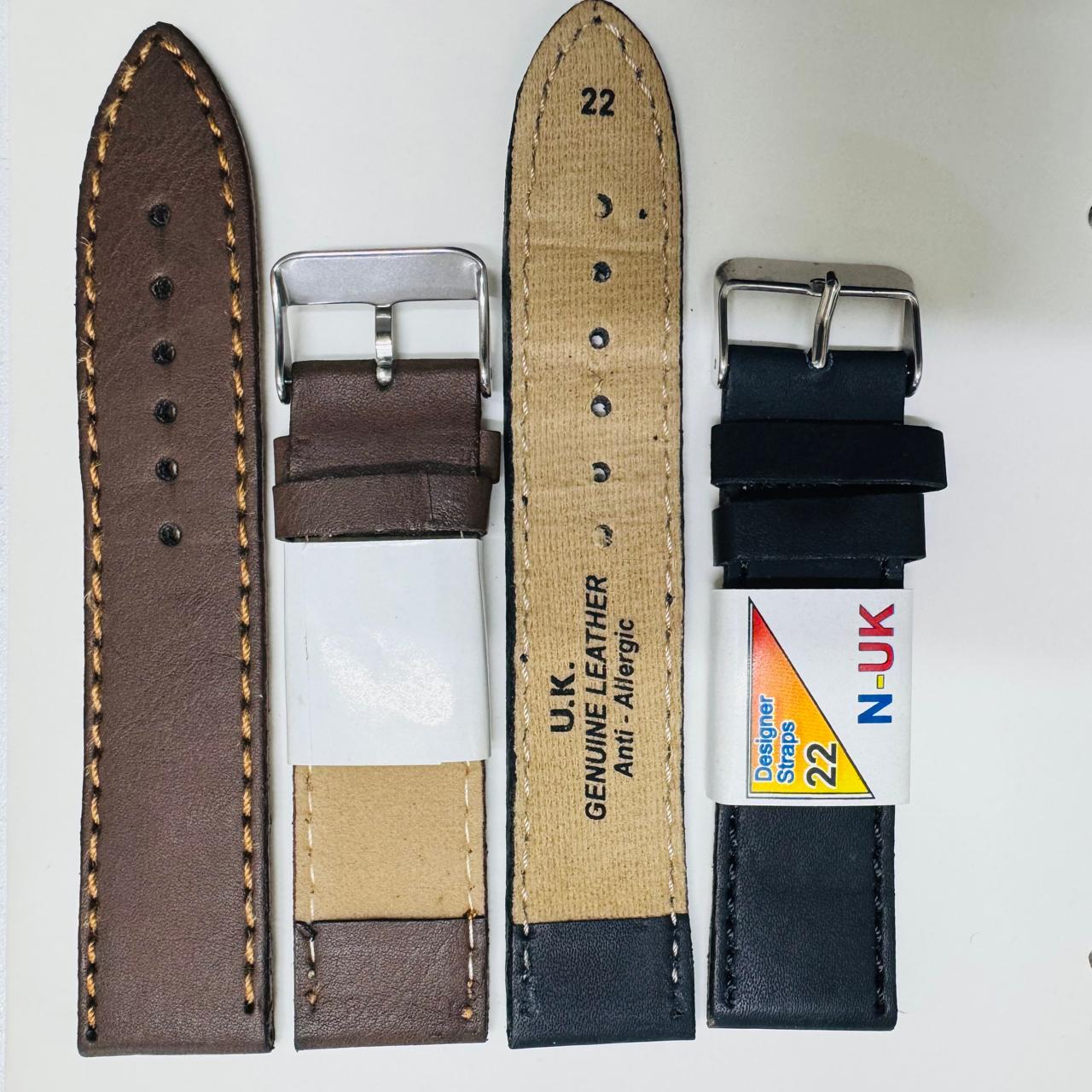N-UK Genuine Pure Leather Straps
