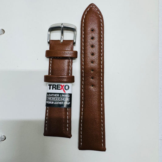 TREXO Genuine Pure Leather Straps