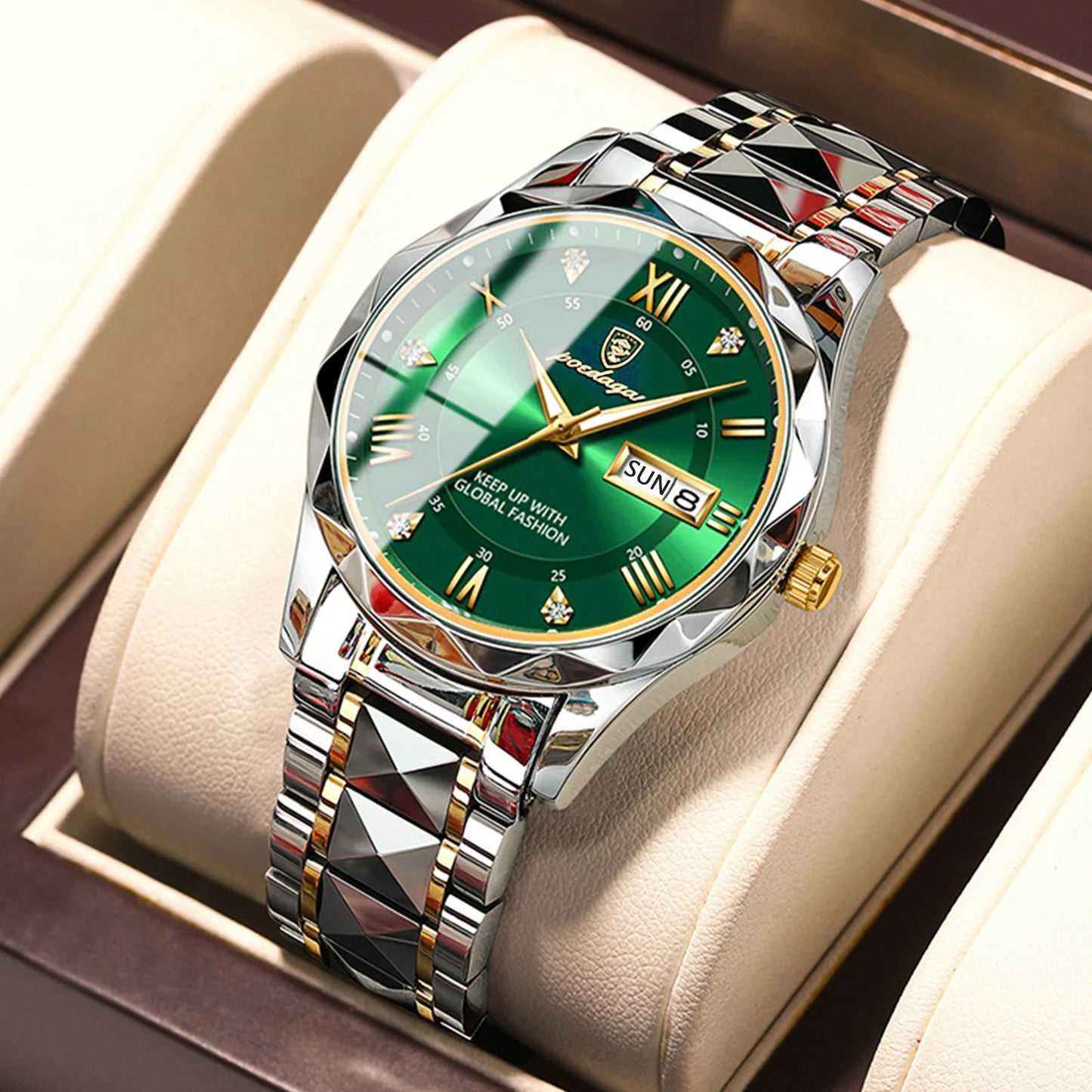 Mens POEDAGAR 615 Quartz Watch