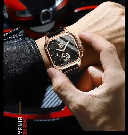 Mens Quartz Chronograph BINBOND 6577 Watch