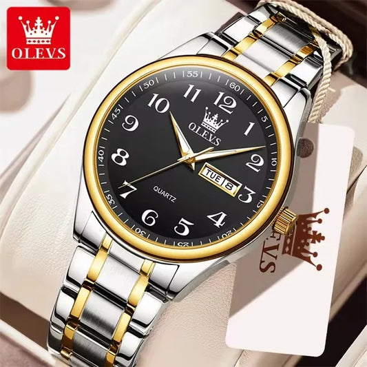 Mens Olevs 5567 Quartz Watch