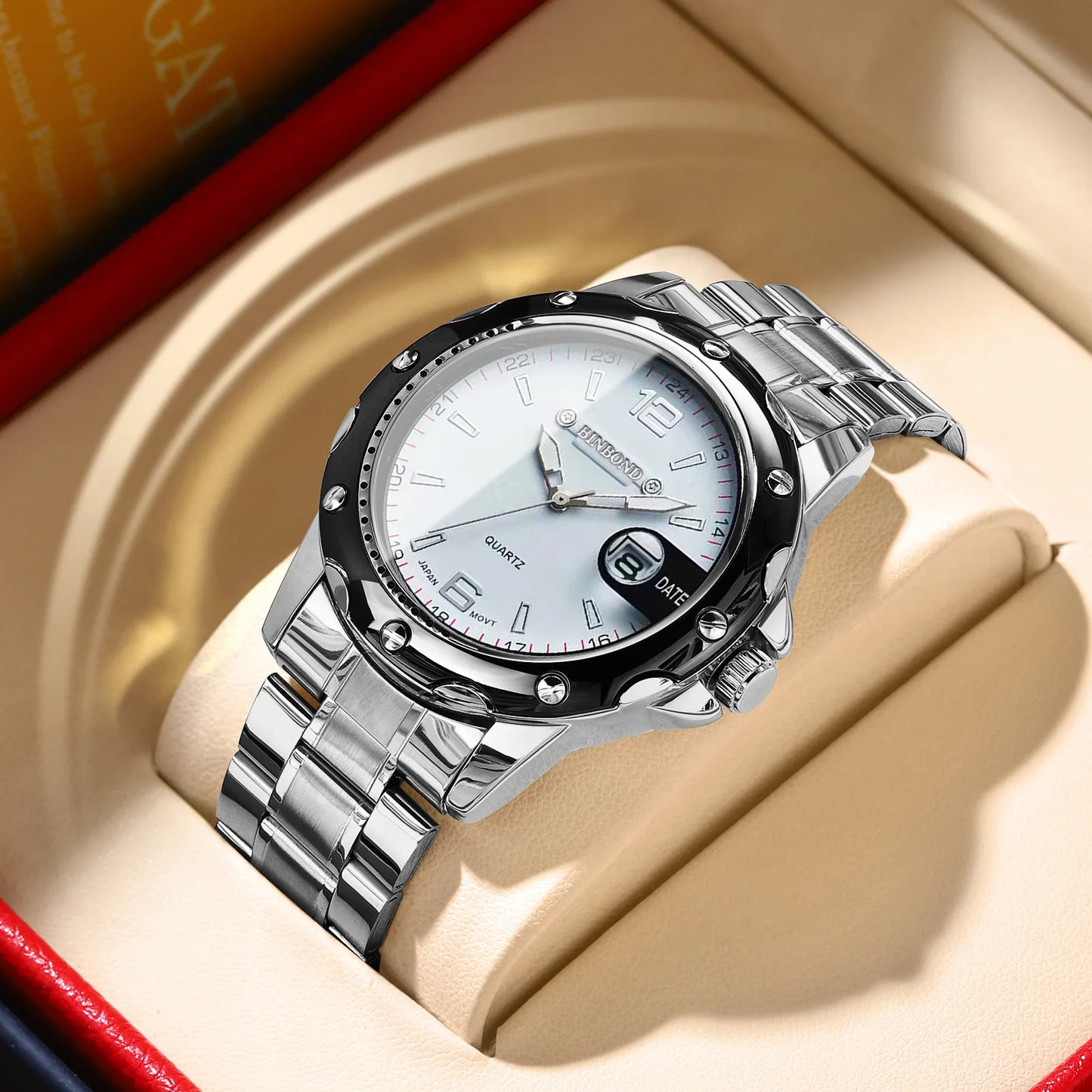 Mens Quartz Binbond B9696 Watch