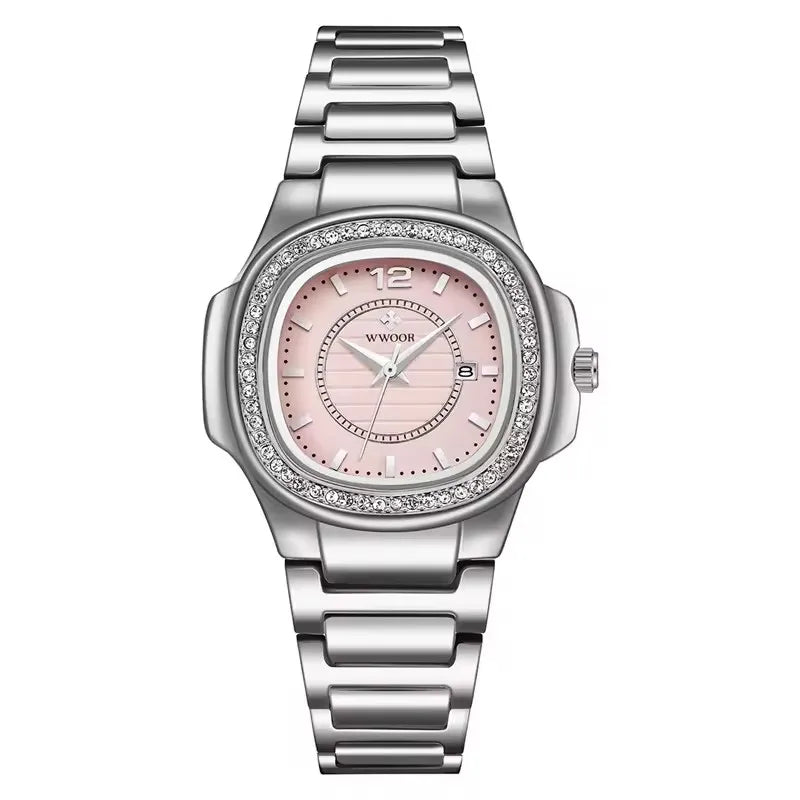 Ladys Wwoor 8874 Diamond Square Women Watch