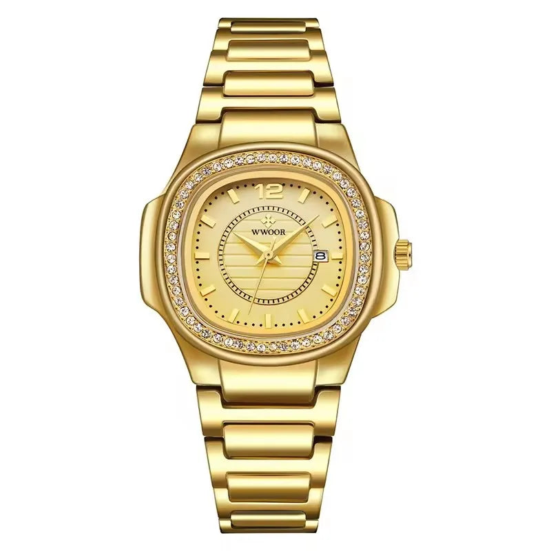 Ladys Wwoor 8874 Diamond Square Women Watch