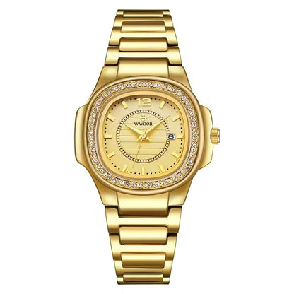 Ladys Wwoor 8874 Diamond Square Women Watch