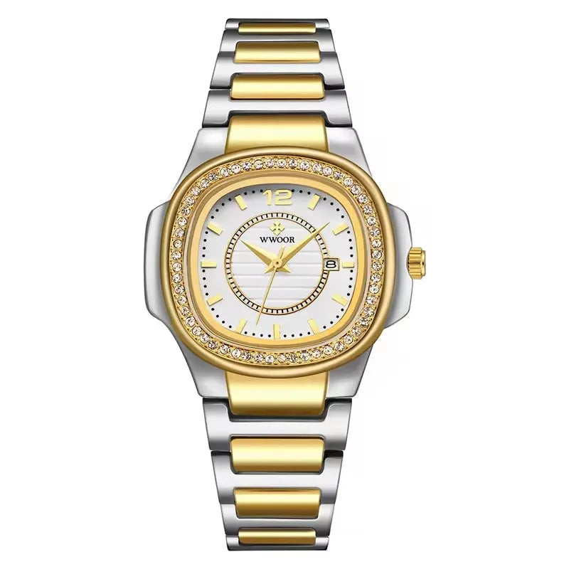 Ladys Wwoor 8874 Diamond Square Women Watch