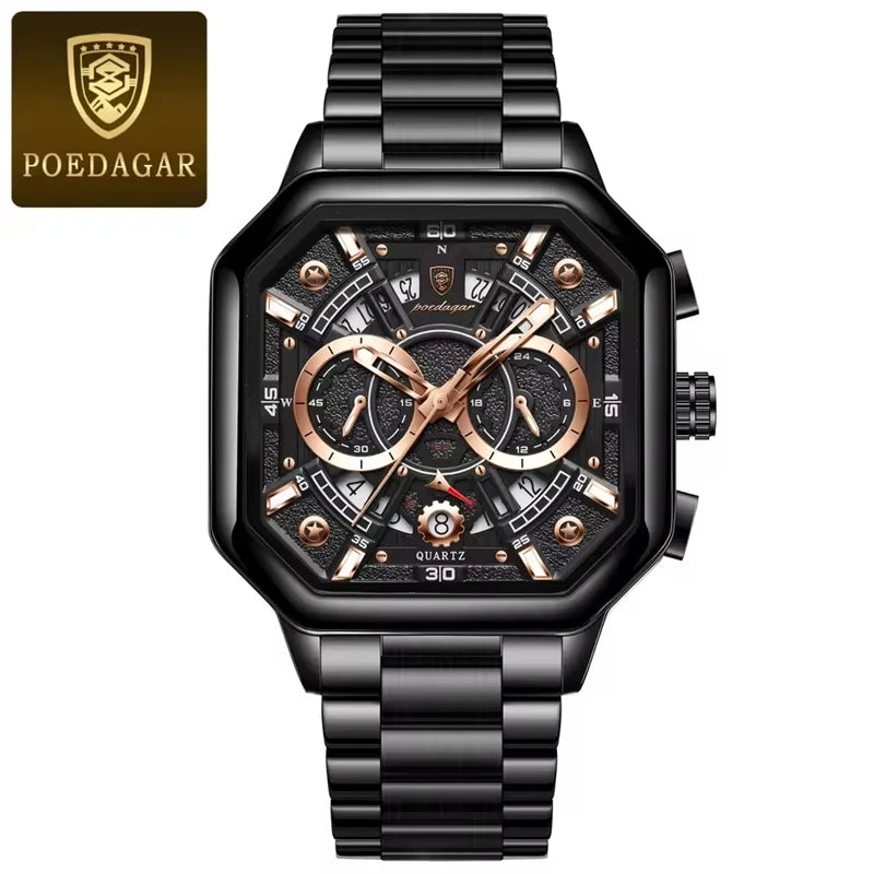 Mens POEDAGAR 983 Chronograph Watch