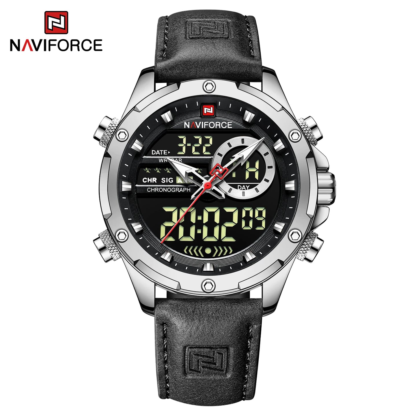 Mens Dual Display NAVIFORCE 9208