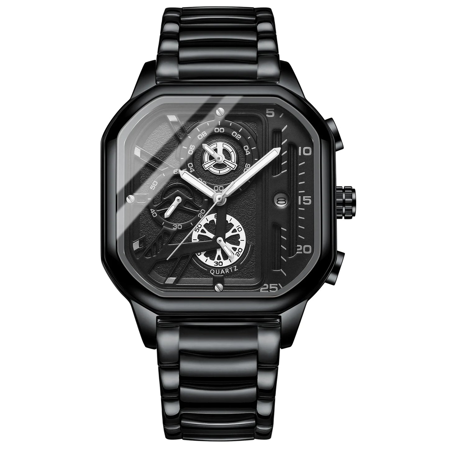 Mens Quartz Chronograph BINBOND 6577 Watch